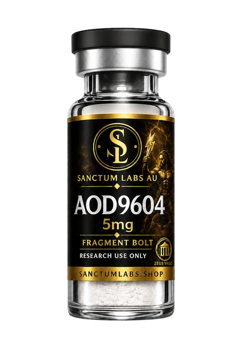 AOD9604 Sanctum Labs AU vial render