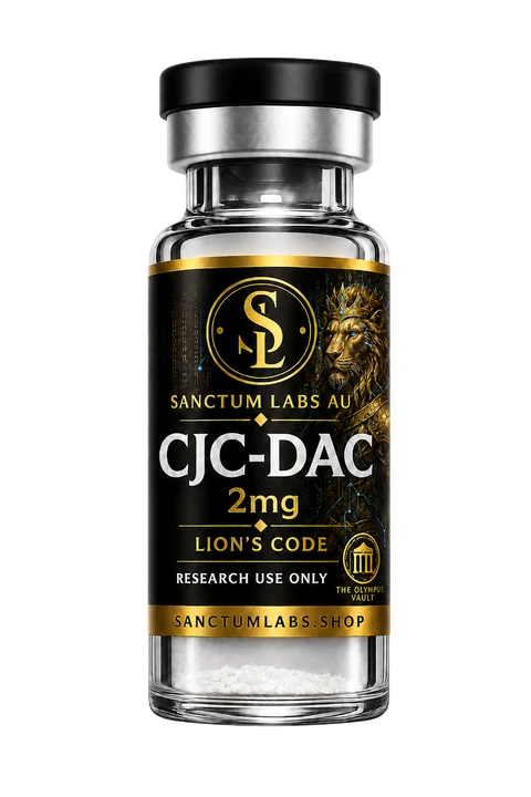 CJC-1295 (With DAC) Sanctum Labs AU vial render
