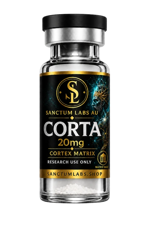 Cortagen Sanctum Labs AU vial render
