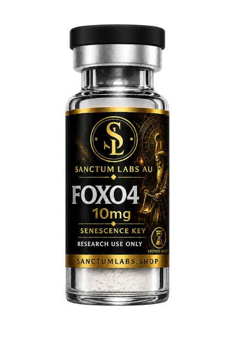 FOXO4-DRI Sanctum Labs AU vial render