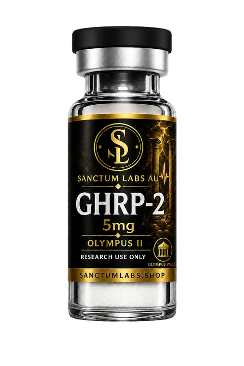 GHRP-2 Acetate Sanctum Labs AU vial render