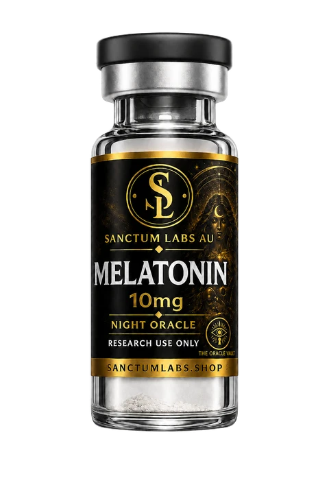 Melatonin Sanctum Labs AU vial render