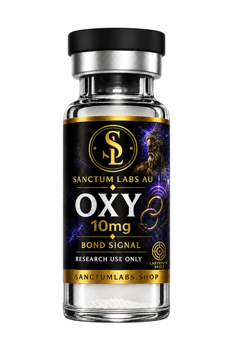 Oxytocin Acetate Sanctum Labs AU vial render